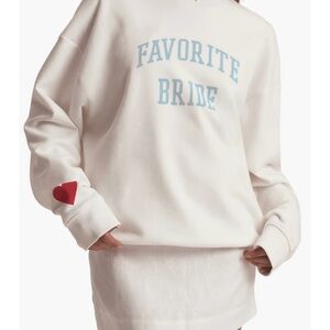 Favorite Bride XL Cotton Blend Sweatshirt Favorite Daughter